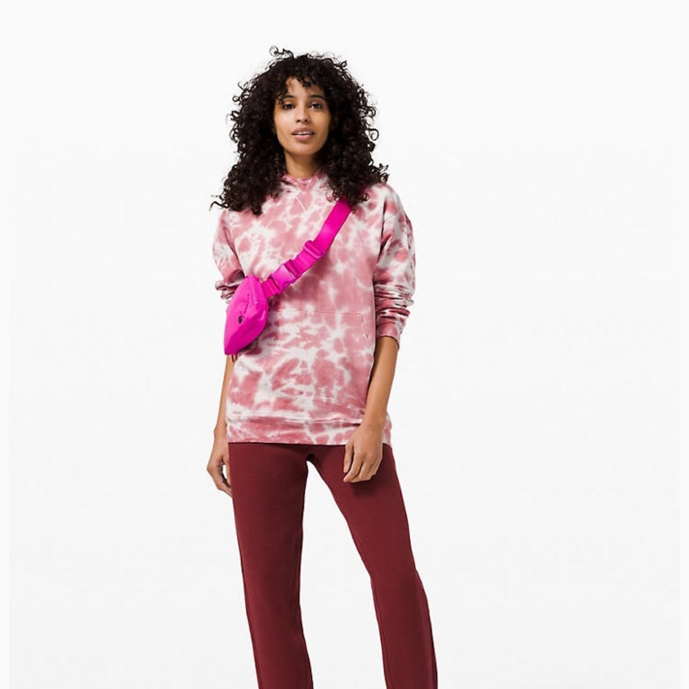 All Yours Hoodie Tie Dye Fleece Pink Size 2 NWT - Picture 2 of 5